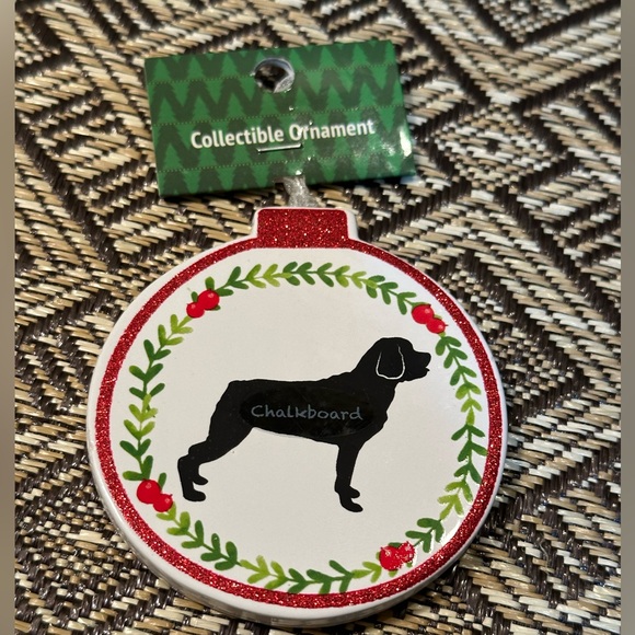 🌸 $3 if bundled - GANZ Dog / Pet Collectible Chalkboard Ornament NWT - Picture 1 of 6